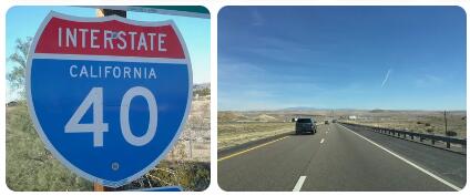 Interstate 40 in California