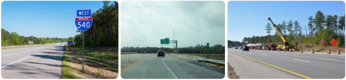 Interstate 540 in North Carolina